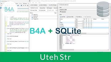 Basic4Android (B4A) | B4A with SQLite Database | Offline Database | Part 1