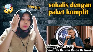 Ringgo (ARROW) - Sendu Di Hatimu Rindu Di Jiwaku | 🇮🇩 REACTION