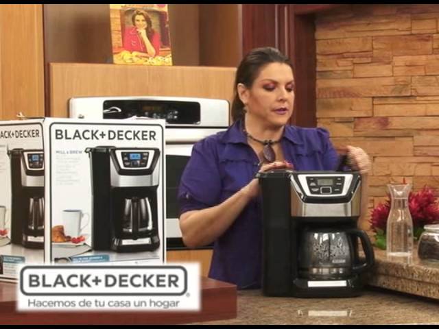 Black & Decker PRCM500-B5 Coffee Maker With Grinder 220 volts 50