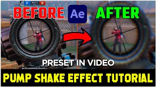 How to Screen Pump Effect in After Effects | Pump Shakes Tutorial | XP KING YT