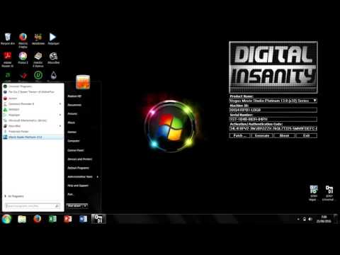 Tutorial Instal Sony Movie Vegas Studio Platinum 13 - YouTube