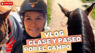 Vlog entreno y paseo por el campo montados | Un día conmigo en la hípica ?