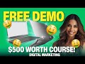 Free Tutorial On Digital Marketing | Demo session of DM | Free Digital Marketing Course | Training