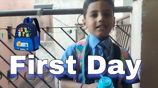 Pehla Din School Mein 😱 | Nukunj Nervous Ya Excited?