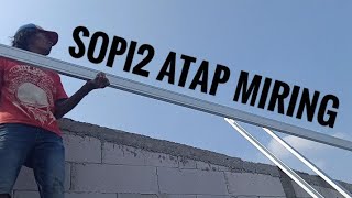 RAWAMANGUN | The roof is slanted! It turns out the top still needs to be secured with a ring balk!