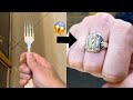 Wow! Making a ring from a Fork!! Unique Jewelry Making | Making a Ring | How it's made | 4K Video
