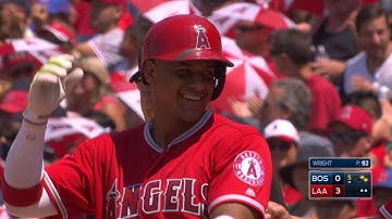 BOS@LAA: Marte bloops an RBI single into center