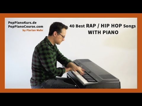 पियानो के साथ 40 सर्वश्रेष्ठ रैप / हिप हॉप गाने: 1 टेक में वाद्य पियानो मेडले
