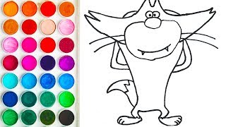 How to Color Jack from Oggy and the Cockroaches - Developing Videos How to Color Jack from Oggy and the Cockroaches - Developing Videos