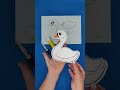 Swan Cut and Paste Paper Craft | Simple Art &amp; Craft Idea