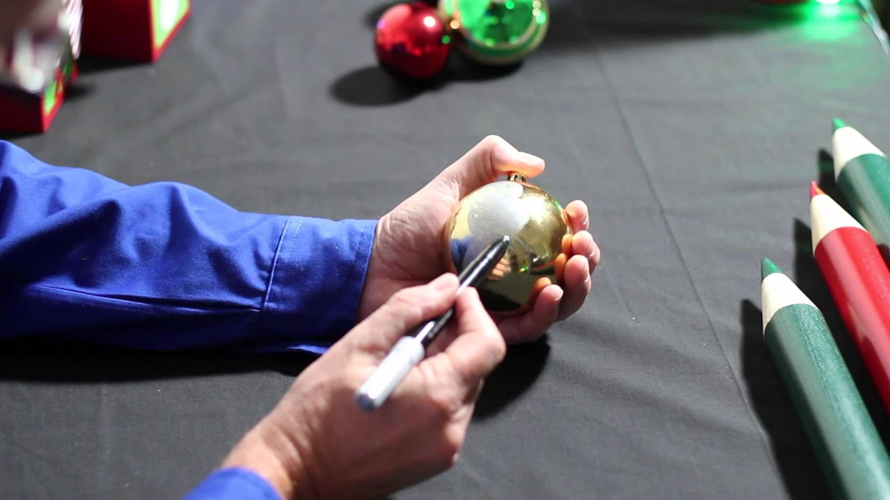 Prang Metallic Art Marker Holiday Ornament Craft YouTube
