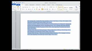 MLA Paper and Works Cited Page for iPad