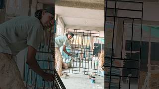Grill painting shortcut poddhoti! 🛠️🎨 (Part 2) ⏱️"#short #viral #trending