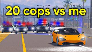 20 Cops vs 1 Criminal in San Diego Roleplay!