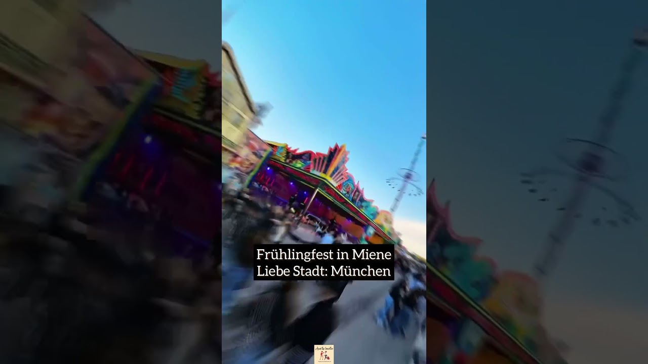 Spring festival in Munich, Germany 🇩🇪 | Life in Munich 