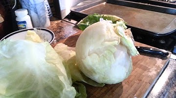 Easy Separating cabbage for cabbage rolls