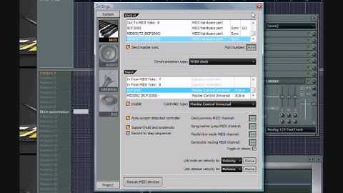 Bcf 2000 and Flstudio mixer tutorial