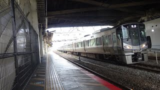 【湖西線送り込み】225系3次車（I14編成）定期回送　草津駅側線発車