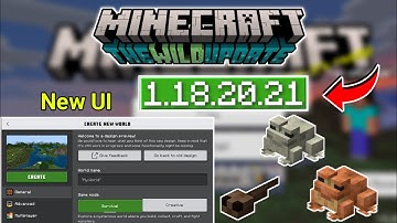Minecraft Pe 1.18.20.21 New Version Released | Minecraft 1.18.20.21
