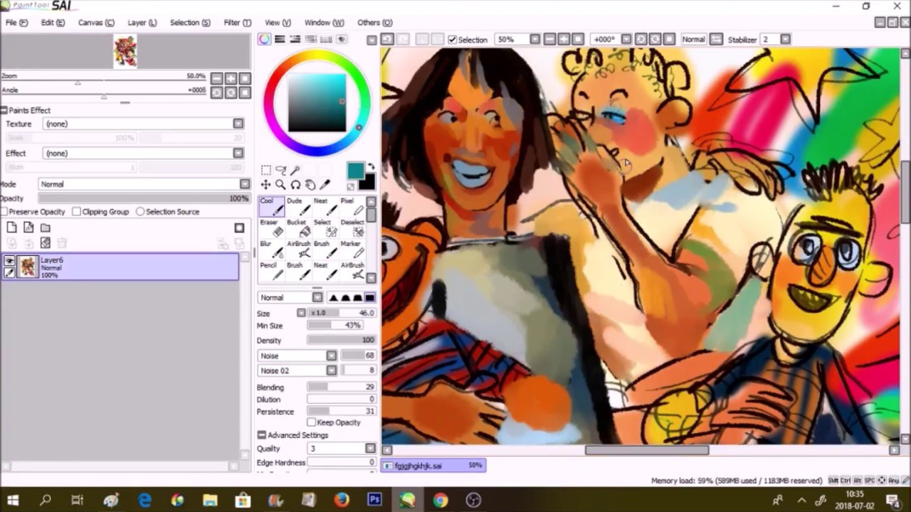 BILL AND TED SPEEDPAINT