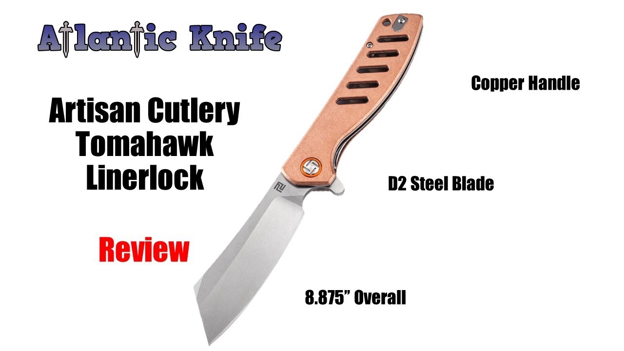 Artisan Cutlery Tomahawk Linerlock Folding Knife Review Atlantic
