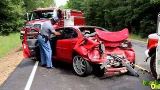 Two Car MVA on 12 West Sends One to MJMH