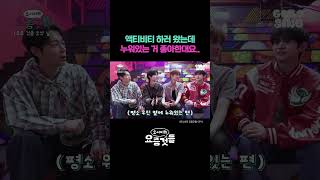 액티비티 하러 왔는데 누워있는 거 좋아한대요 .. #요서비의요즘것들