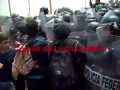 Represión de la Policia Federal a Frente Sur.