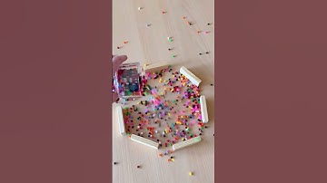 Simple , yet very satisfying reverse video with beads #shorts