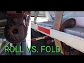 Strapping Roll vs. Fold