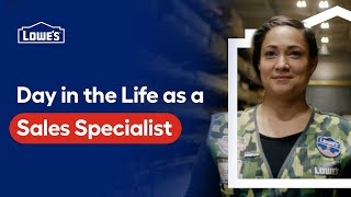 Day in the Life as a Sales Specialist at Lowe's