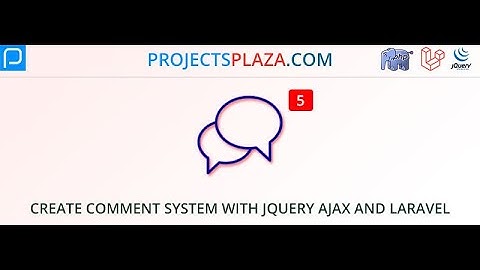 Create comment system with laravel jquery ajax