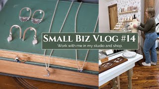 Studio Vlog #14  : Work in my studio and store with me | Small Business Owner Vlog
