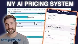 How I Automated My Job Estimates with AI (Free Pricing Sheet) screenshot 2