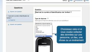 DataWinners : Comment créer un Questionnaire avec un Numéro d'identification