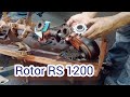Rotor RS 1200 replaced ball bearing #6207, chain, oil seal AQ7963P.