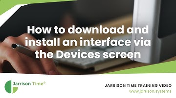 How to download and install an interface via the Devices screen