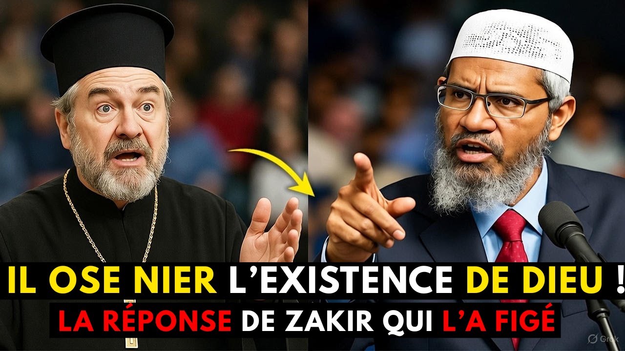 PROUVE-MOI QUE DIEU EXISTE ! L’ATHÉE REGRETTE INSTANTANÉMENT DEVANT ZAKIR NAIK