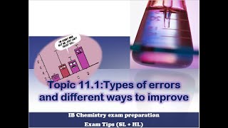 Topic 11.1: Different types of measurement ERRORS and How to Improve!!!