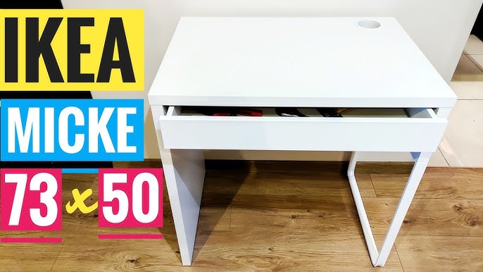Ikea MICKE DESK Drawer Computer Desk Home Office Study Space Workstation  73x50cm