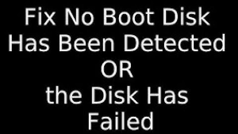 No boot disk has been detected or the disk has failed | Easy Solution (Arabic)