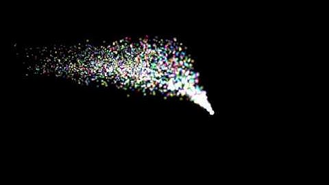 Small particle system using Python and OpenGL