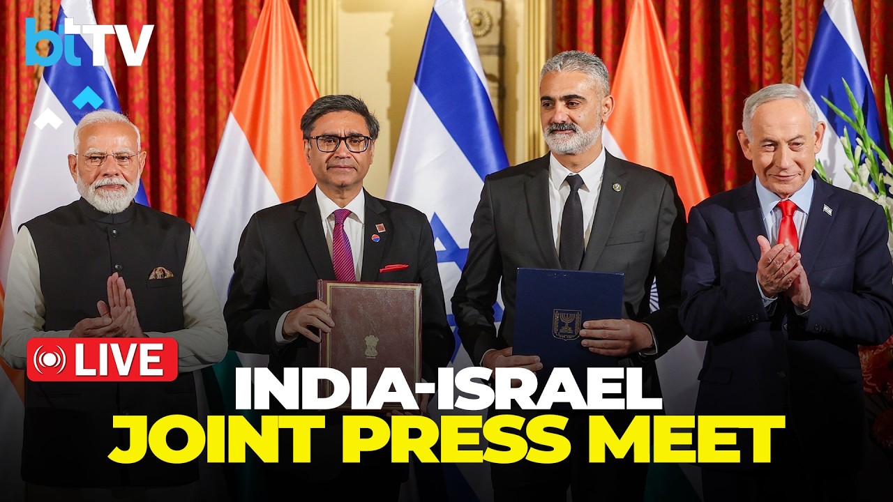 LIVE: PM Modi and Israeli PM Netanyahu Address Joint Press Meet, Outline Key Outcomes of Talks