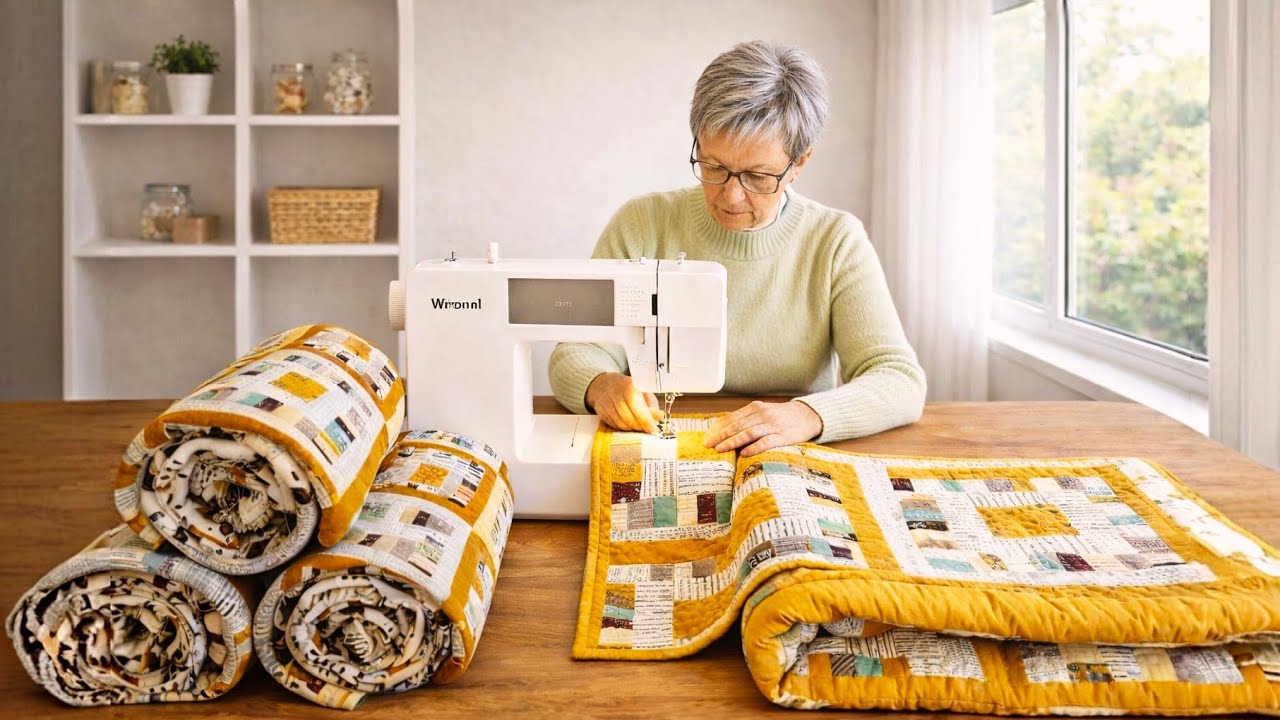 И ненужные мужские рубашки пристроила и плед обновила♻Печворк с историей.