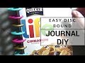 Making A Disc Bound Journal Using Happy Planner Discs | DIY Easy Art Journal