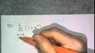 Summation Notation