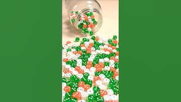 Into The Glass Jar Colorful Dice Drop #satisfying #balls #smile #3danimation #simulation #physics