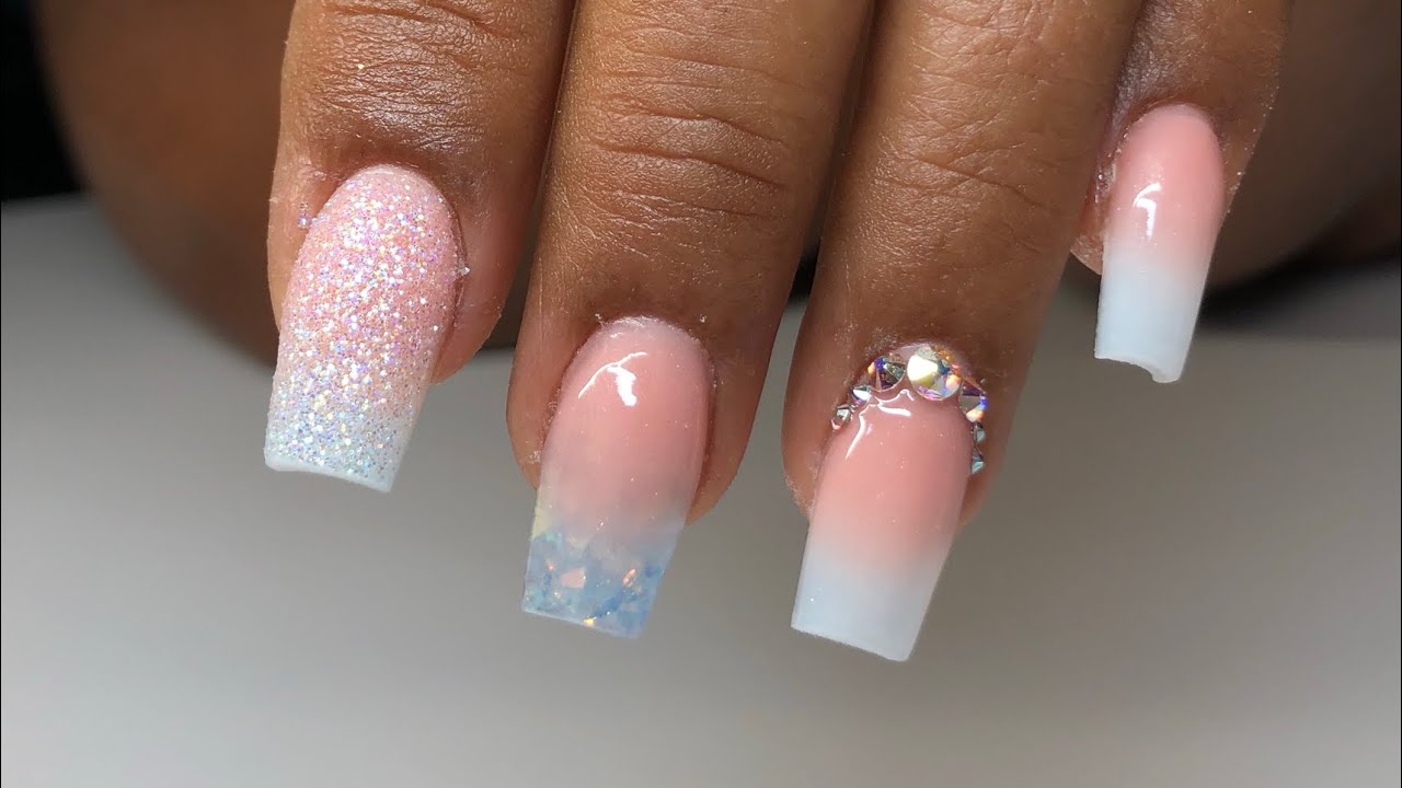 blue and pink nails designs｜TikTok Search