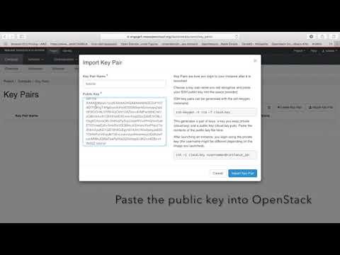 MOC OpenStack Tutorial 03 - Configure Access & Security