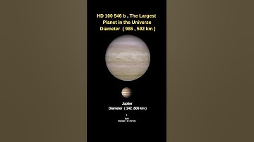 The Largest Planet in the Universe HD 100546 b | Jupiter | Earth  | Size Comparison | Space